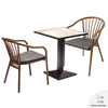 Metal Furniture Chairs Restaurant Stackable Outdoor Dining Chair