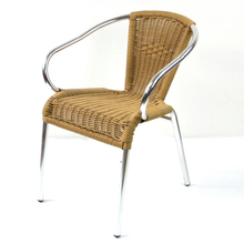 Wicker Restaurant Stacking Dining Wholesale Rattan Outdoor Chair