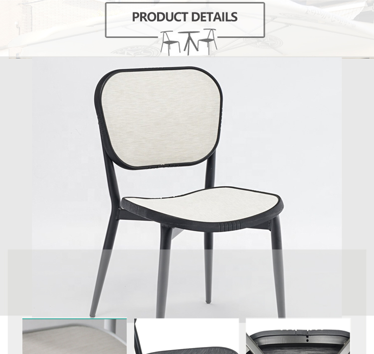 black and white french bistro chairs