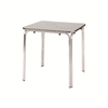 Beach Square Stainless Steel Cafe Table And Chairs China Manufacturer