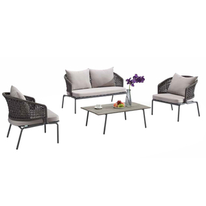 Garden Patio Cheap Furniture Aluminium Rattan Sofa Sets Sale