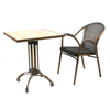 Bar French Bistro Square Dining Table And Chair Set