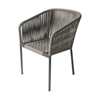 Coffee Shop Modern Restaurant Hotel Aluminum Rope Chair