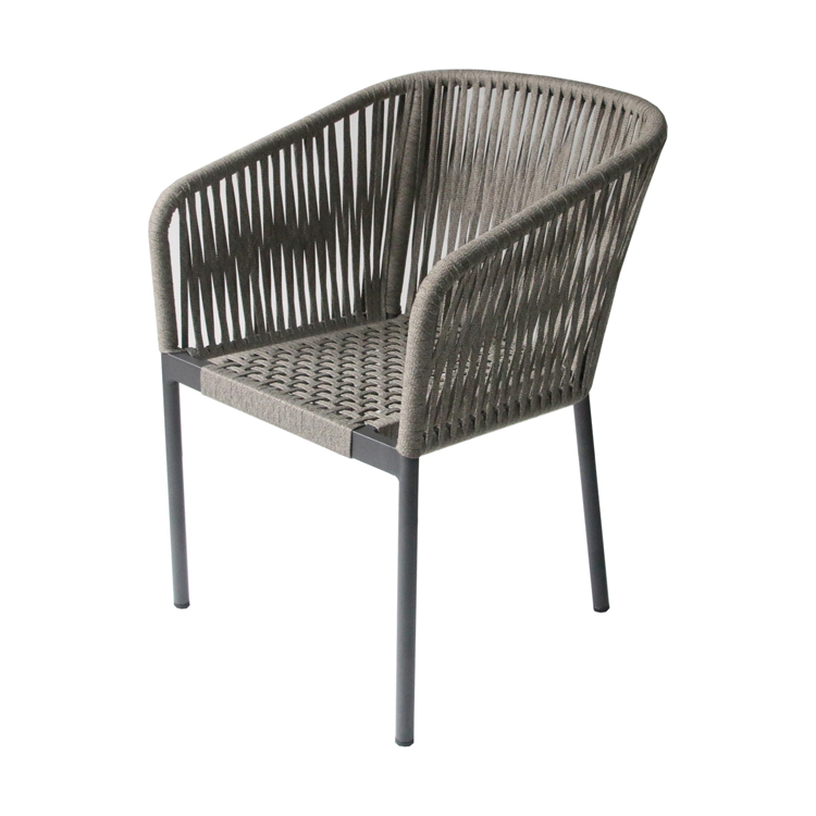 Coffee Shop Modern Restaurant Hotel Aluminum Rope Chair