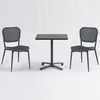 French Modern Paris Outdoor Mesh Chairs Aluminium Bistro Chair