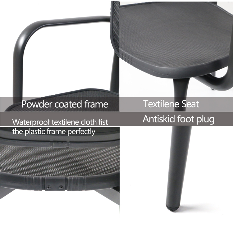 Fabric Furniture Garden Aluminium Mesh Outdoor Chair