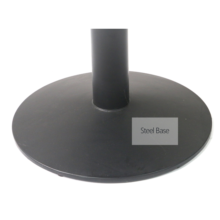 Dinning Bistro Round Ceramic Tile Top Dining Table