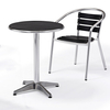 Outdoor Aluminum Plastic Wooden Garden Table And Chairs Furniture
