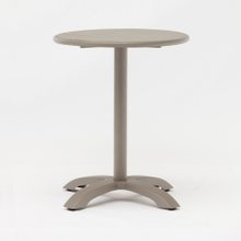 Bistro Small Round Aluminum Metal Patio Dining Table