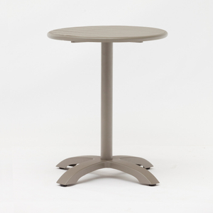 Bistro Small Round Aluminum Metal Patio Dining Table