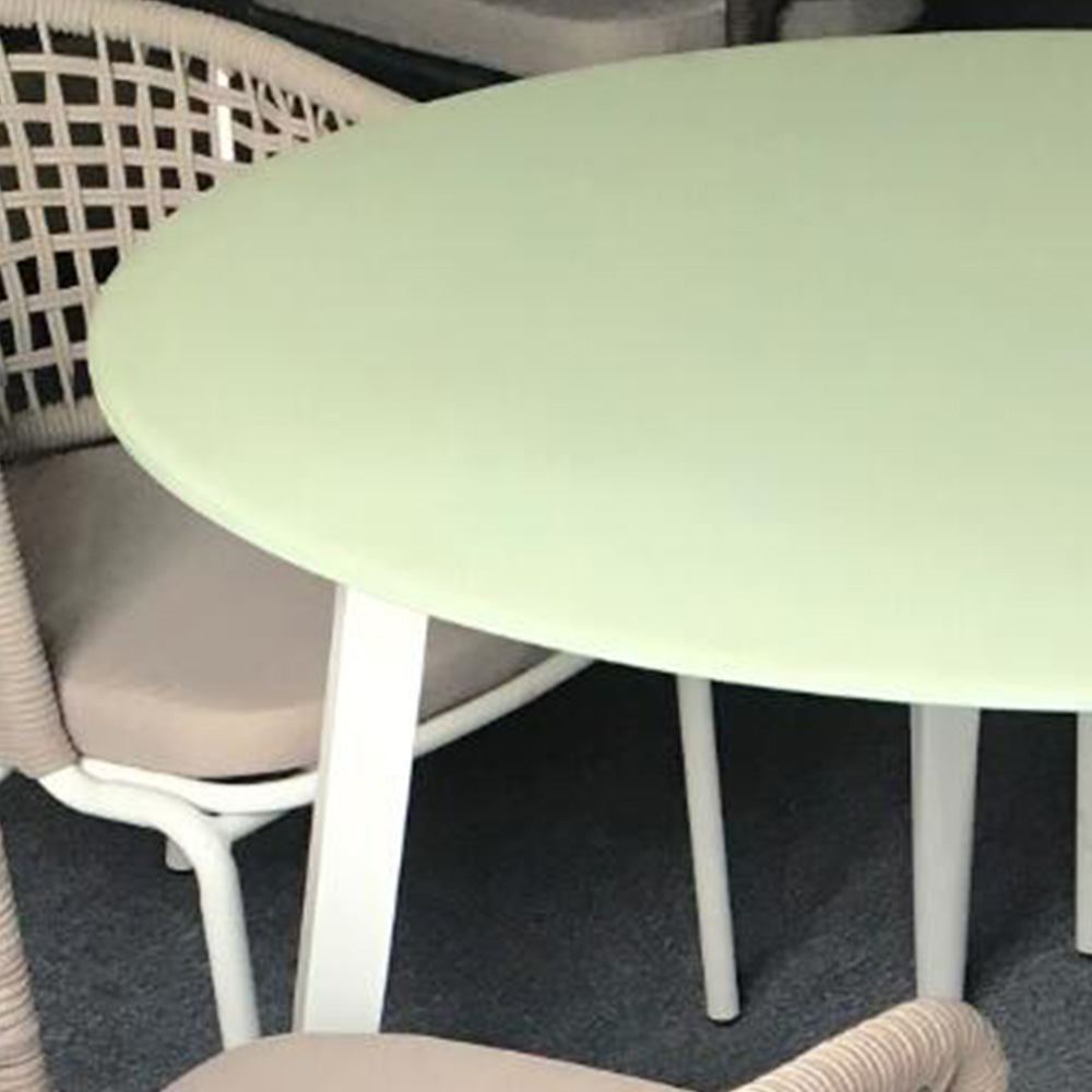 Cheap Round Glass Dining Table Set for Sale