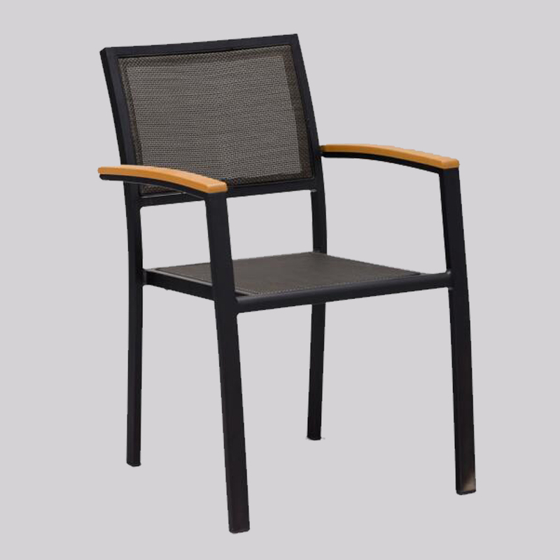 Modern Black Fabric Dining Room Chairs Design