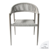 Outdoor Dining Restaurant Aluminium Rope Chair