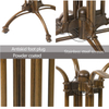 Industrial Iron Square Metal Dining Table Wood Furniture Legs