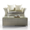 Modern Aluminum Metal Curved Small Outdoor Sectional Set Sale