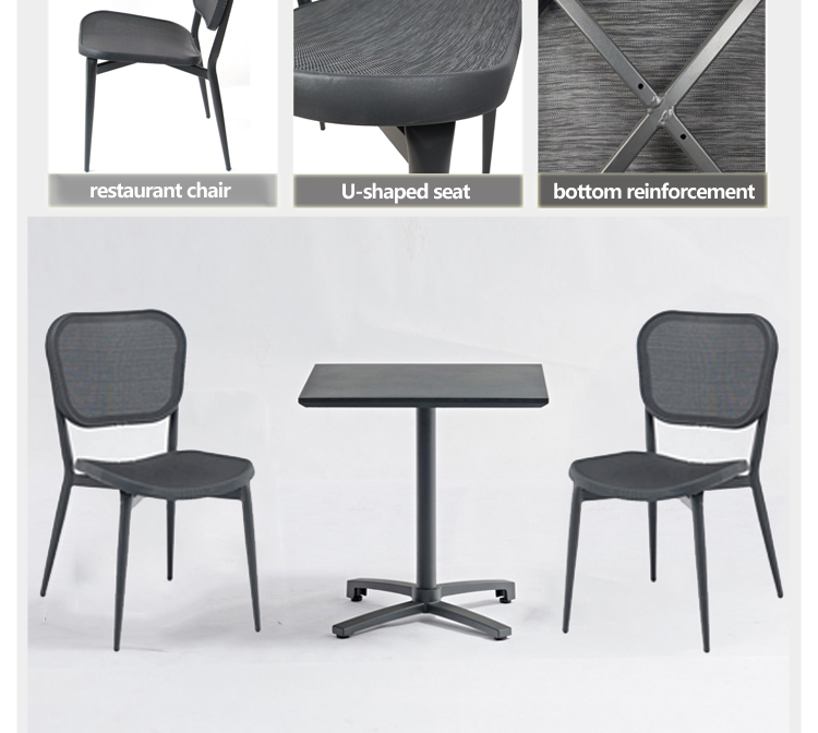 Square Outdoor Dining Table Set (5)