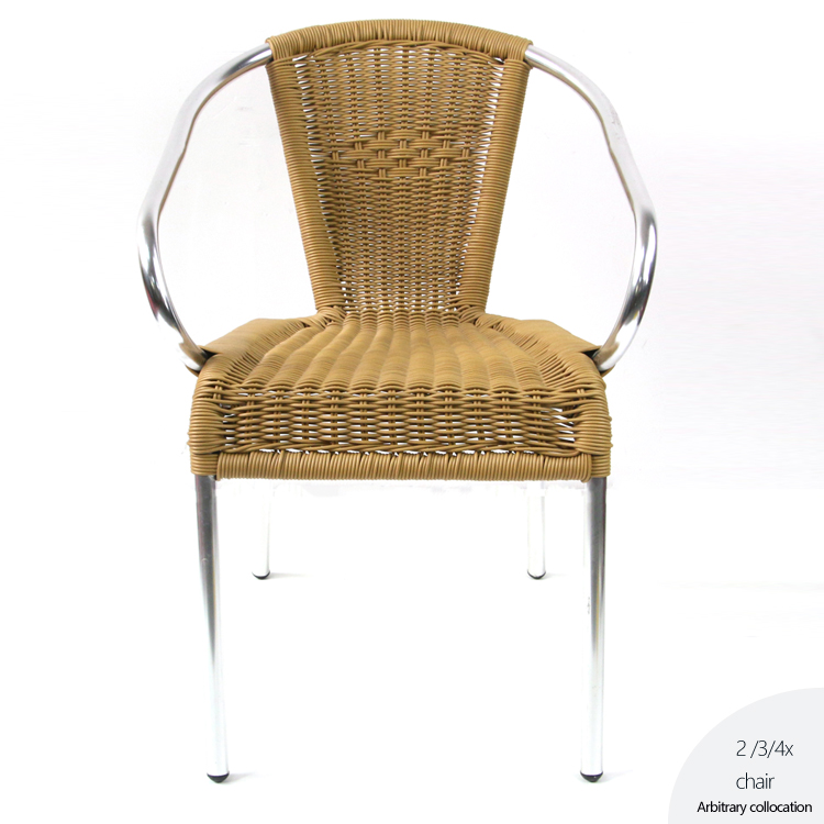 Wicker Restaurant Stacking Dining Wholesale Rattan Outdoor Chair