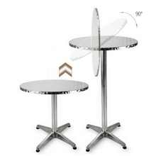Outdoor Patio Folding Portable Top Cocktail Tall Bar Table