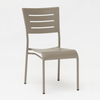 Outdoor Bistro Lightweight Cafe Aluminum Chairs