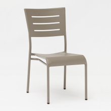 Outdoor Bistro Lightweight Cafe Aluminum Chairs