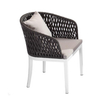 Outdoor Garden Corner Aluminum Rattan Wicker Dining Set