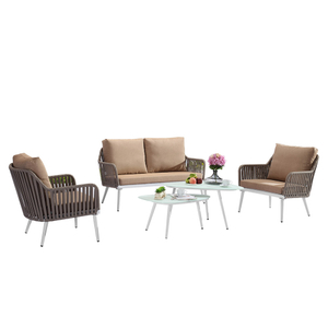 Outdoor Garden Patio Woven Rope Furniture And Chair