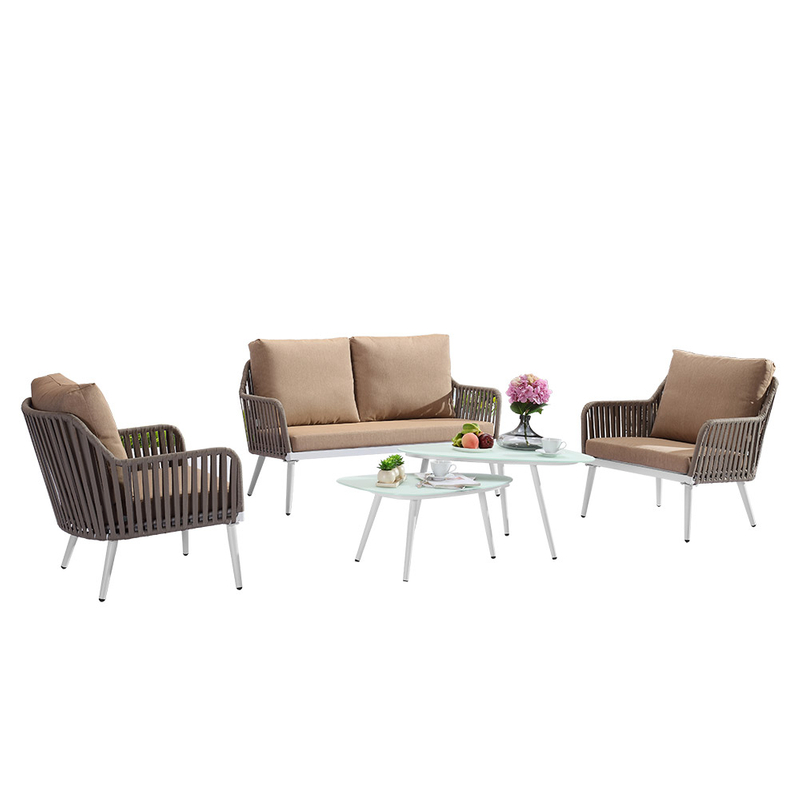 Outdoor Garden Patio Woven Rope Furniture And Chair