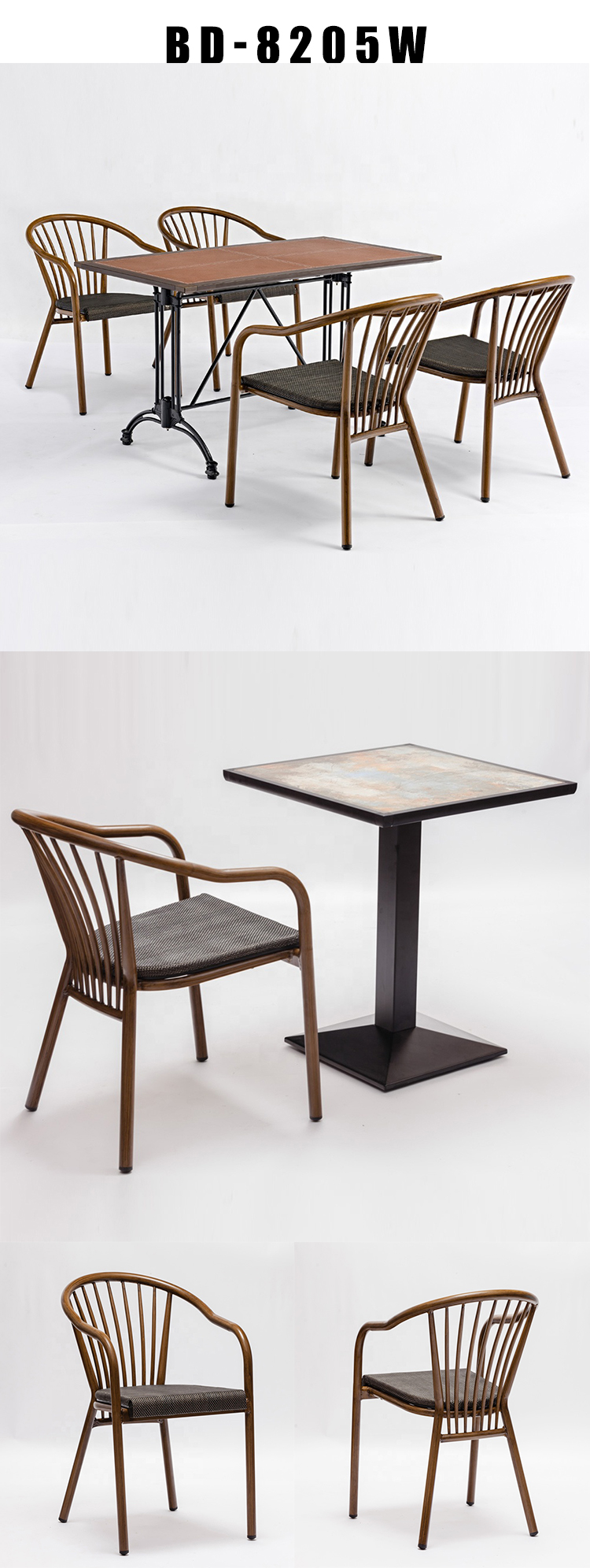 dining table and chairs with arms (1)