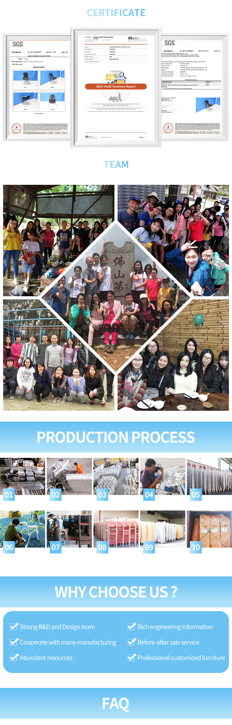 Wholesale Outdoor Restaurant Aluminum Textilene Bistro Chairs Design