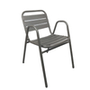 Garden Cafe Stackable Metal Aluminum Bistro Chairs Factory