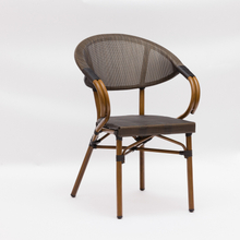 Wholesale Outdoor Restaurant Aluminum Textilene Bistro Chairs Design
