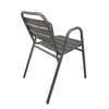 Garden Cafe Stackable Metal Aluminum Bistro Chairs Factory