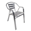 Outdoor Patio Dining Cafe Cheap Frame With Cushions Aluminum Chairs