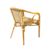 Modern Garden Hotel Beach Bar Aluminum Plastic Rattan Chair Suppliers