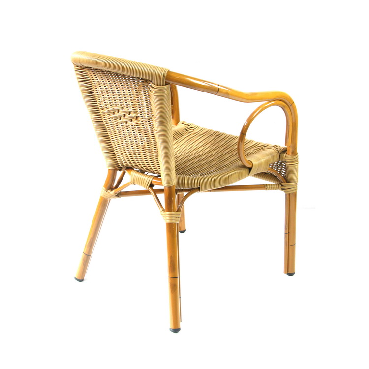 Modern Garden Hotel Beach Bar Aluminum Plastic Rattan Chair Suppliers