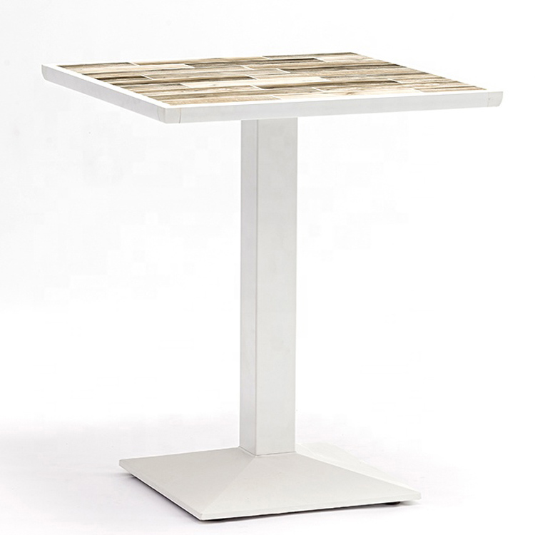 Patio Furniture Manufacturer Design Ceramic Tile Top Dining Table