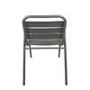 Garden Cafe Stackable Metal Aluminum Bistro Chairs Factory