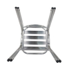 Outdoor Patio Dining Cafe Cheap Frame With Cushions Aluminum Chairs