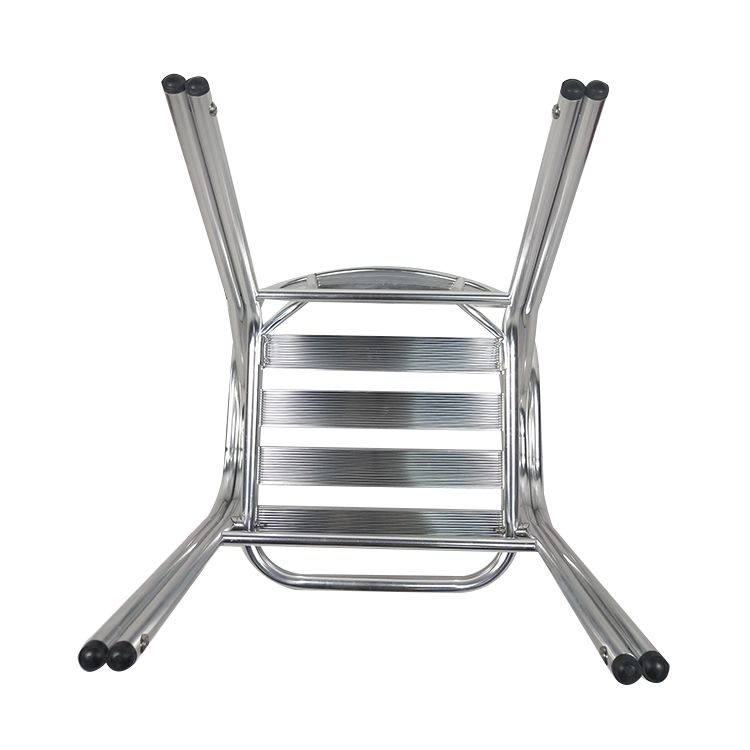 Outdoor Patio Dining Cafe Cheap Frame With Cushions Aluminum Chairs