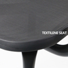 Bar And Cafe Stackable Aluminum Textilene Restaurant Chairs