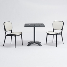 China Supply Outdoor Restaurant Square Customized Dining Table Set