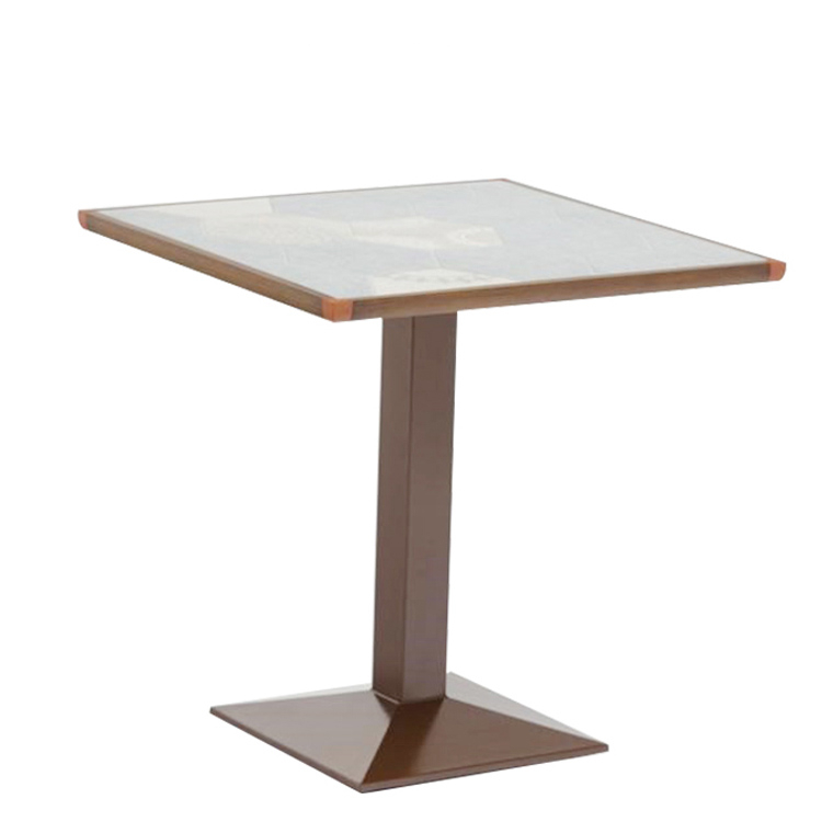 Patio Furniture Manufacturer Design Ceramic Tile Top Dining Table