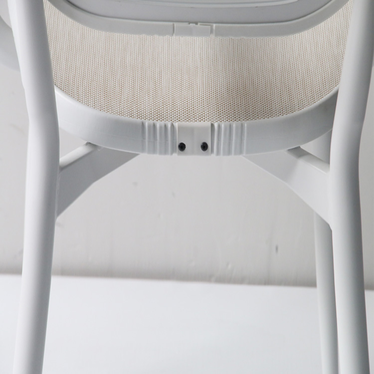 Aluminium Outdoor Restaurant Textilene Arm Chair Manufacturer