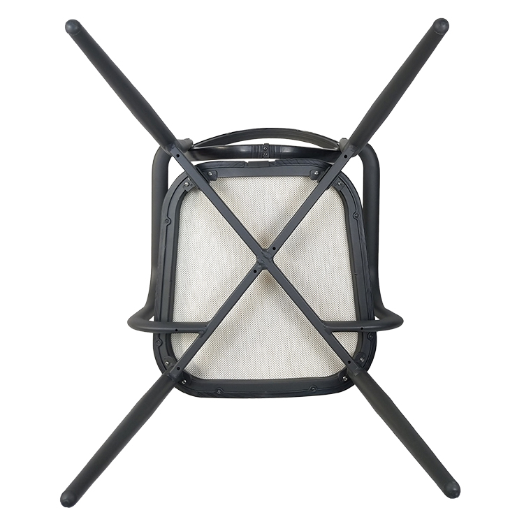 Bar And Cafe Stackable Aluminum Textilene Restaurant Chairs