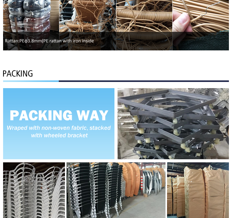 Restaurant rattan chair