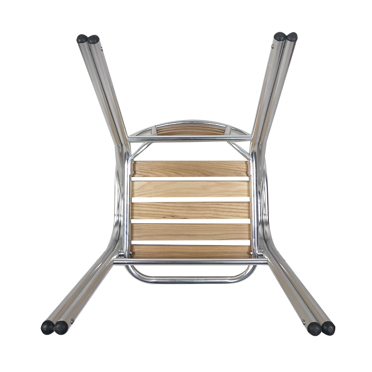 Modern Bistro Factory Restaurant Dining Solid Wood Seat Chairs