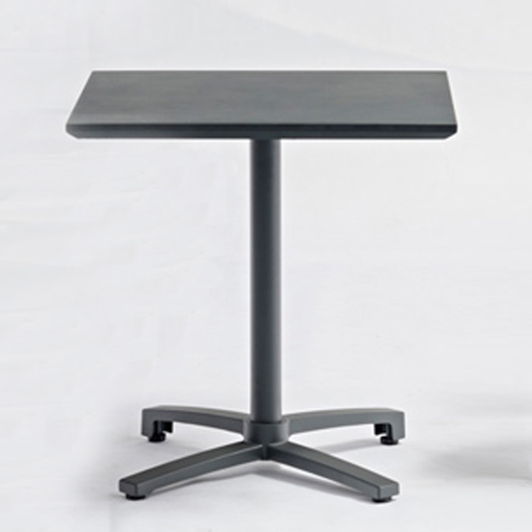 Garden Coffee Shop Restaurant Square Table And Textilene Chair Set