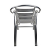 Outdoor Patio Dining Cafe Cheap Frame With Cushions Aluminum Chairs