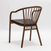 Modern Bar Cafe Stackable Aluminum Outdoor Chair With Arms