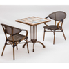 Wholesale Outdoor Restaurant Aluminum Textilene Bistro Chairs Design